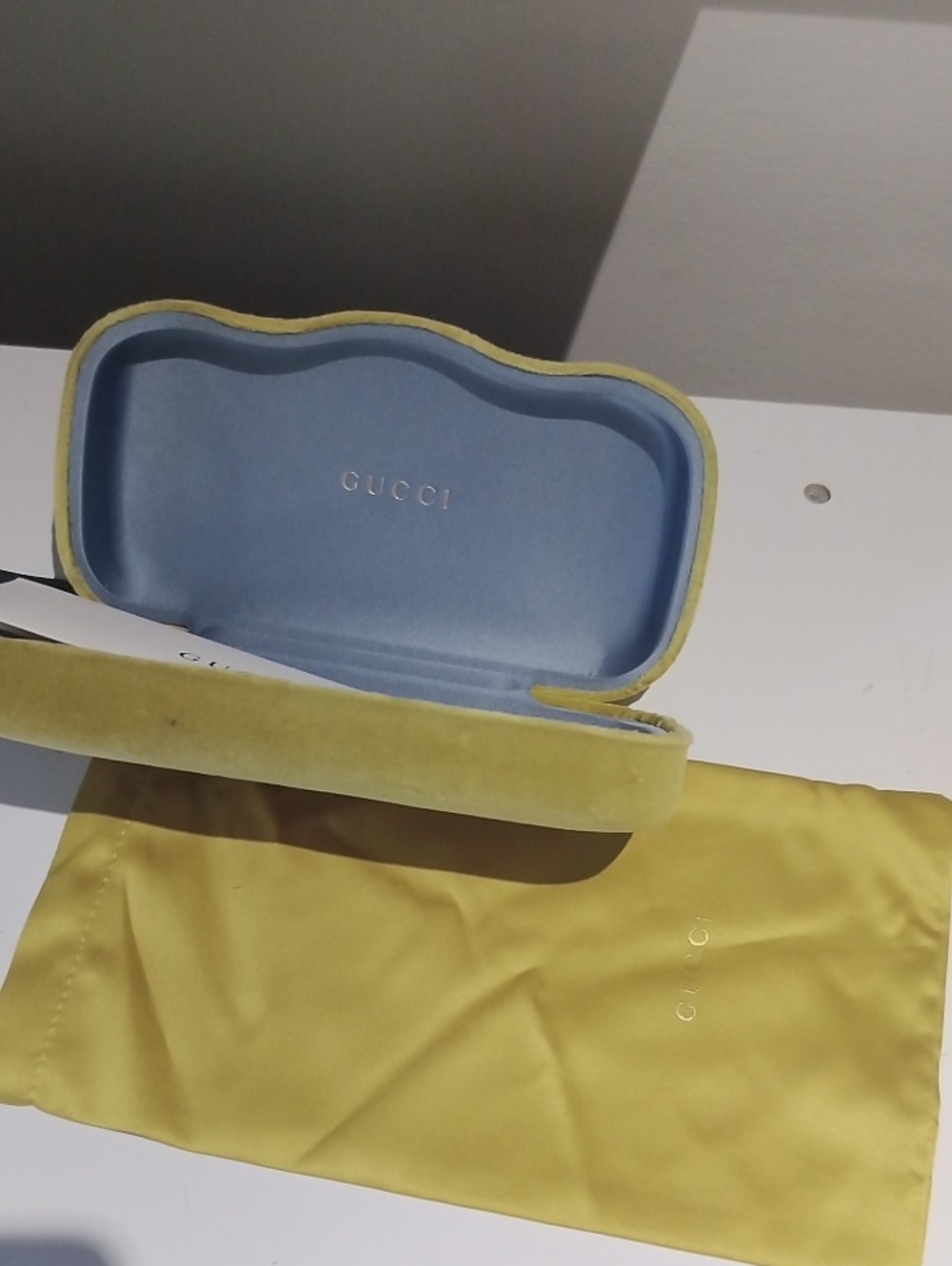 Gucci Velvet Sunglasses Case With Dust Slip
